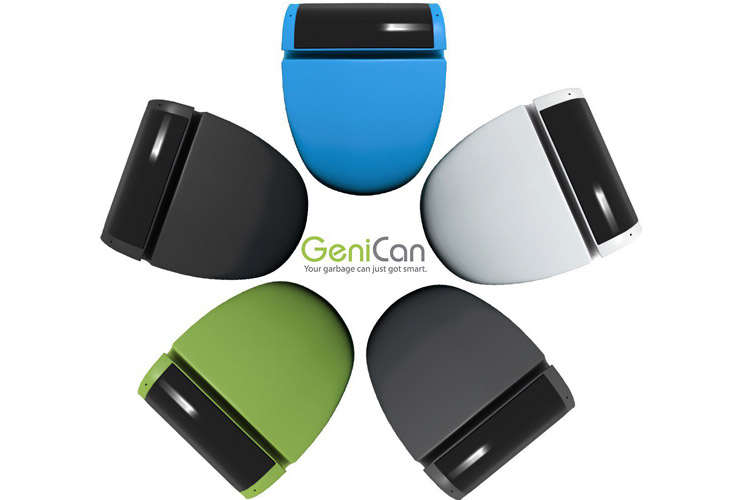 سطل زباله هوشمند با امکانات جدید GeniCan در نمایشگاه CES 2017 معرفی شد