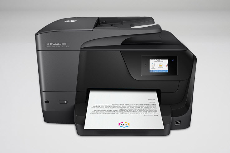 نحوه ی نصب و جایگزینی کارتریج در پرینتر HP 8710
