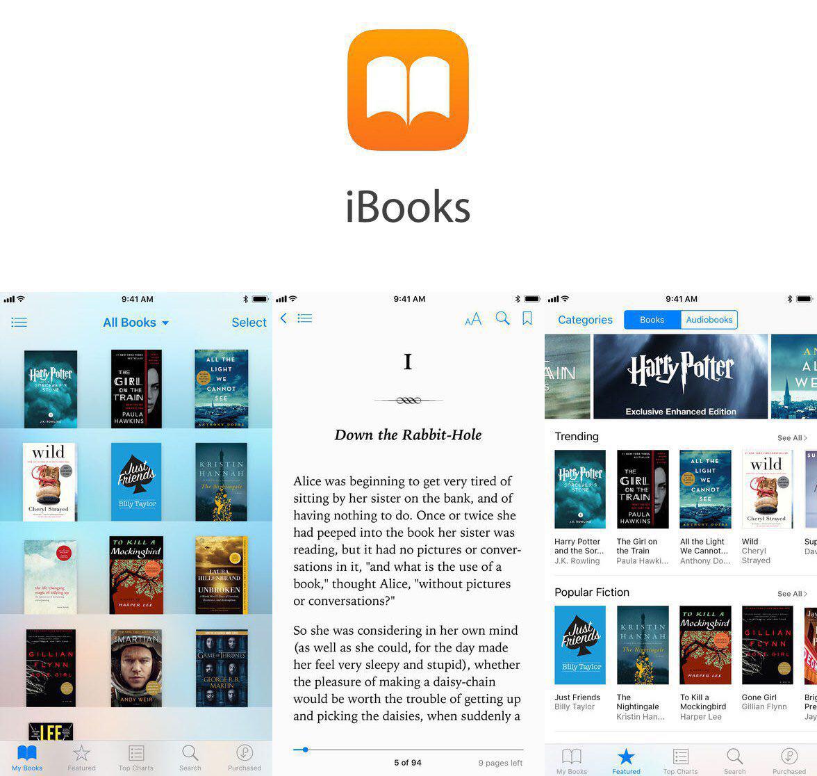نرم افزار iBooks بهترین اپلیکیشن کتاب خوان برای دستگاه های اپل